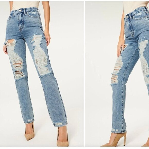 NWT Good American Good Boy 32" Inseam - Size 4/27 - Picture 10 of 11